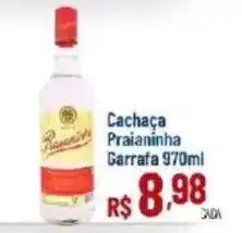 Max Atacadista Cachaça Praianinha oferta