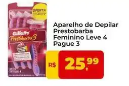 Tonin Superatacado Gillette - aparelho de depilar prestobarba feminino leve 4 pague 3 oferta