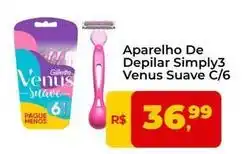 Tonin Superatacado Venus - aparelho de depilar simply3 suave c/6 oferta