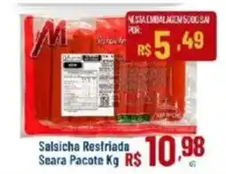 Max Atacadista Salsicha resfriada seara pacote kg oferta