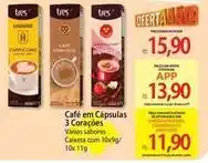 Atacadão 3 corações - café em cápsulas oferta