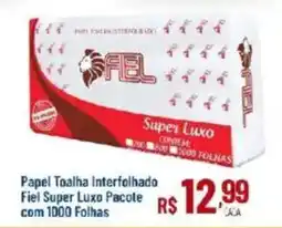Max Atacadista Papel Toalha Interfolhado Fiel Super Luxo oferta