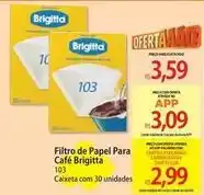 Atacadão Brigitta - filtro de papel para café oferta