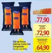 Atacadão Costa sul - filé de peixe salmão sul congelado oferta