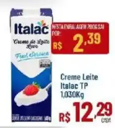 Max Atacadista Creme Leite Italac oferta