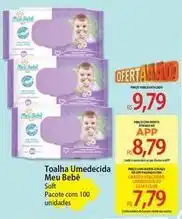 Atacadão Meu bebê - toalha umedecida oferta