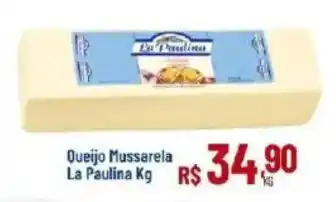 Queijo mussarela la paulina kg