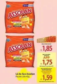 Atacadão Assolan - la de aço oferta