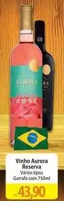 Atacadão Aurora - vinho reserva oferta