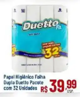 Max Atacadista Papel Higiênico Folha Dupla Duetto Pacote oferta