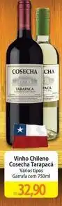 Atacadão Tarapacá cosecha - vinho chileno oferta