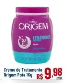 Max Atacadista Creme de Tratamento Origem Pote oferta