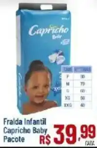 Max Atacadista Fralda infantil capricho baby oferta
