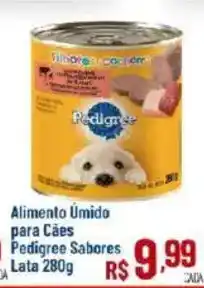 Max Atacadista Alimento Umido para Cães Pedigree Sabores oferta