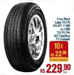 Max Atacadista Pneu West Lake 175/75 R14 87T Z-108 ou XBR1 175/75 R14 86T FastWay F3 oferta
