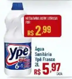 Max Atacadista Água Sanitária Ype Frasco oferta
