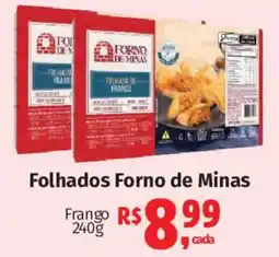 Supermercados Mateus Folhados forno de minas oferta