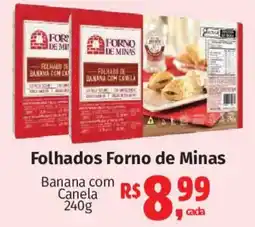 Supermercados Mateus Folhados forno de minas banana com canela oferta