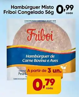 Lopes Supermercados Hambúrguer Misto Friboi oferta