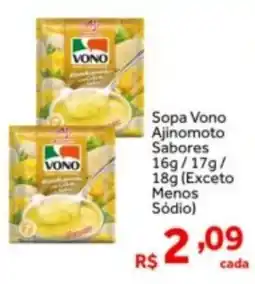 Shibata Supermercados Sopa Vono Ajinomoto Sabores oferta