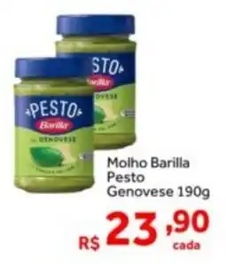 Shibata Supermercados Molho Barilla Pesto Genovese oferta