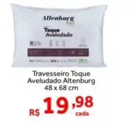 Shibata Supermercados Travesseiro Toque Aveludado Altenburg oferta