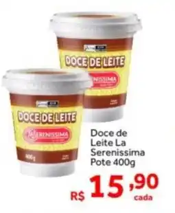 Shibata Supermercados Doce de Leite La Serenissima Pote oferta