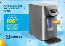 Lojas Cem Purificador de água electrolux pc01x oferta