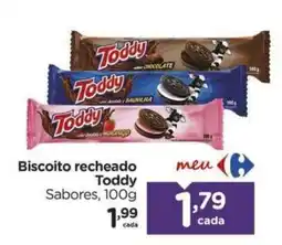 Carrefour Biscoito recheado Toddy Sabores oferta