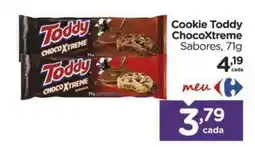 Carrefour Cookie toddy chocoxtreme sabores oferta