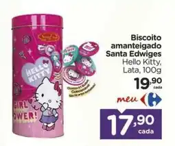 Carrefour Biscoito amanteigado santa edwiges hello kitty oferta