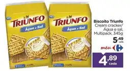 Carrefour Biscoito triunfo água e sal oferta