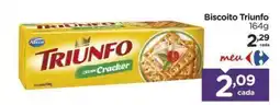 Carrefour Biscoito triunfo oferta