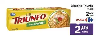 Carrefour Biscoito triunfo oferta