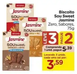 Carrefour Biscoito Sou Sweet Jasmine Zero, Sabores oferta