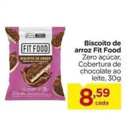 Carrefour Biscoito de arroz fit food oferta