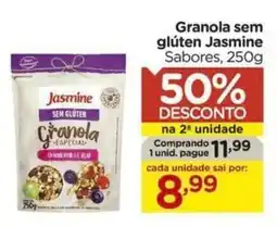 Carrefour Granola sem glúten jasmine sabores oferta