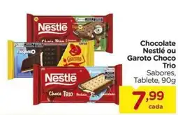 Carrefour Chocolate Nestlé ou Garoto Choco Trio oferta
