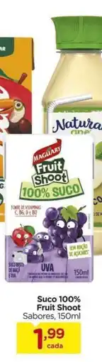Carrefour Suco 100% fruit shoot sabores oferta