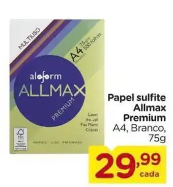 Carrefour Papel sulfite Allmax Premium oferta