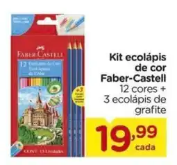 Carrefour Kit ecolápis de cor Faber-Castell oferta