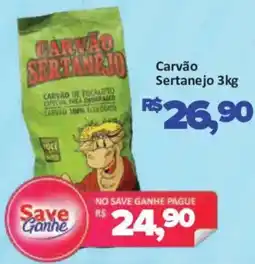 Supermercados Savegnago Carvão Sertanejo oferta