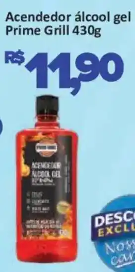 Supermercados Savegnago Acendedor álcool gel prime grill oferta