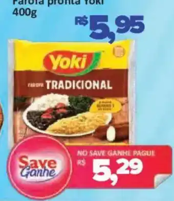 Supermercados Savegnago Farofa pronta yoki tradicional oferta