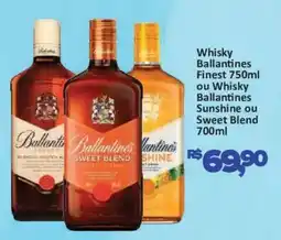 Supermercados Savegnago Whisky Ballantines Sweet Blend oferta