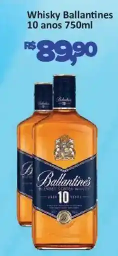 Supermercados Savegnago Whisky Ballantines 10 anos oferta