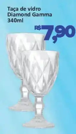 Supermercados Savegnago Taça de vidro diamond gamma oferta