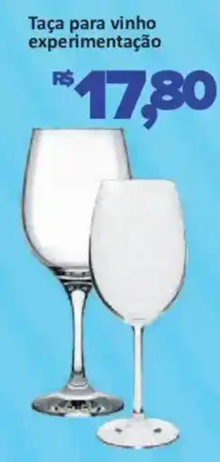 Supermercados Savegnago Taça para vinho experimentação oferta