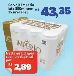 Supermercados Savegnago Cerveja império oferta