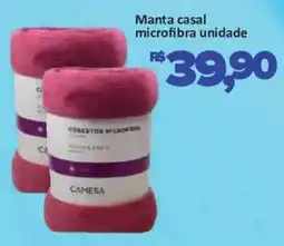 Supermercados Savegnago Manta casal microfibra oferta
